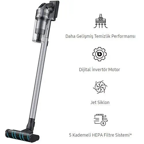 Samsung Jet VS7500 21.9 V Dikey Şarjlı Süpürge