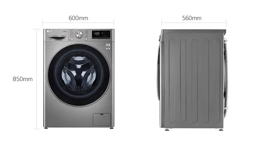 LG F4V5VYP2T A+++ 9 Kg 1400 Devir Çamaşır Makinesi  