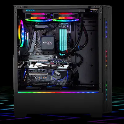 Sharkoon RGB-LIT-200 ATX Mid-Tower Gaming Kasa