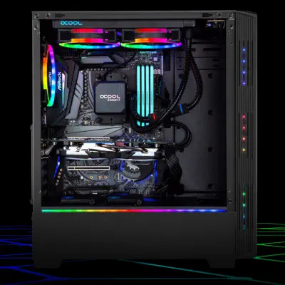 Sharkoon RGB-LIT-100 ATX Mid-Tower Gaming Kasa