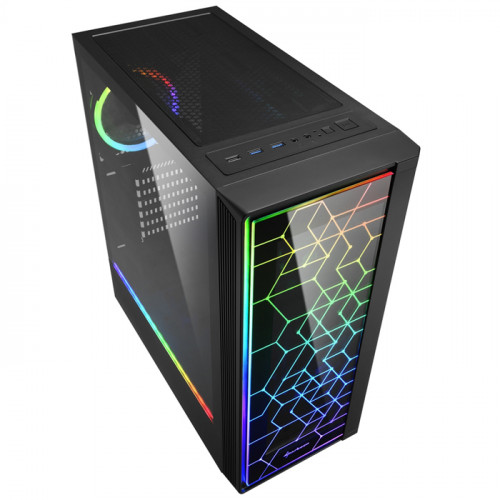 Sharkoon RGB-LIT-100 ATX Mid-Tower Gaming Kasa