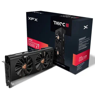 XFX AMD Radeon RX 5500 XT THICC II Pro Gaming Ekran Kartı RX-55XT4DFD6