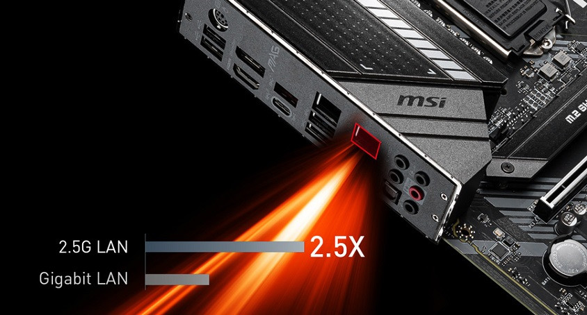 MSI MAG Z490 TOMAHAWK Intel Z490 Soket 1200 DDR4 4800(OC)MHz ATX Gaming (Oyuncu) Anakart