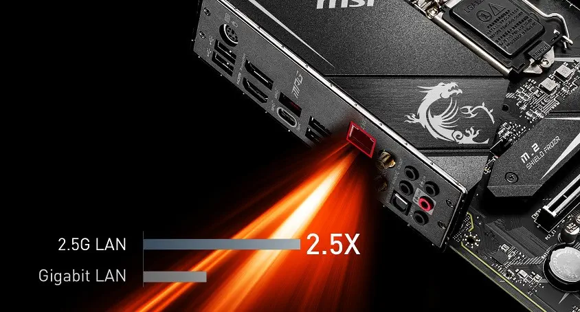 MSI MPG Z490 GAMING EDGE WIFI Gaming Anakart