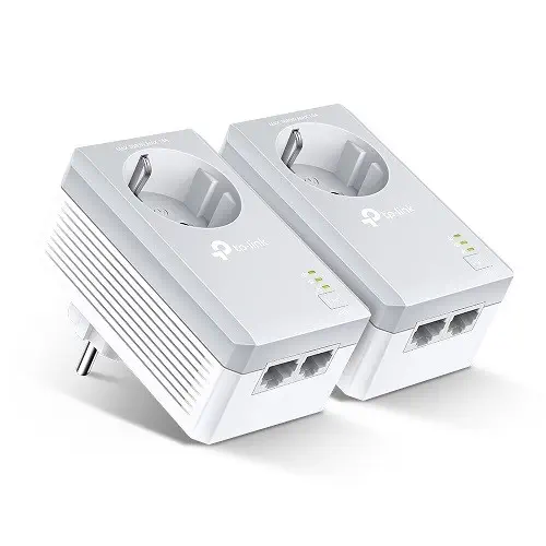 Tp-Link TL-PA4020PKIT AV600 2 Port 2`li Powerline Adaptör