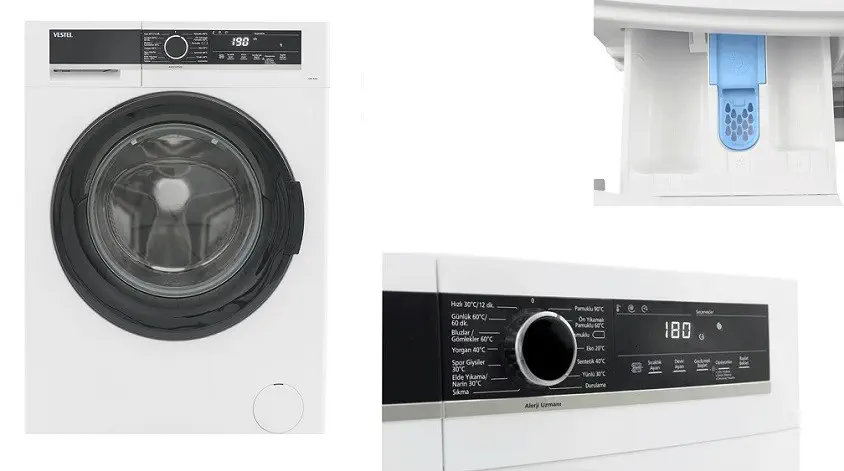 Vestel CMI 9812 A+++ 9 kg 1200 Devir Çamaşır Makinesi