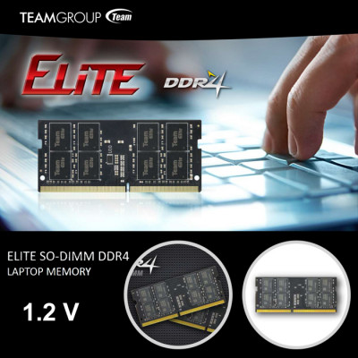 Team Elite 8GB (1x8GB) DDR4 2666MHz CL19 Siyah Notebook Ram