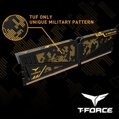 Team T-Force TLTYD432G3200HC16FDC01 Vulcan TUF Gaming Alliance 32GB CL16-20 Gaming Ram