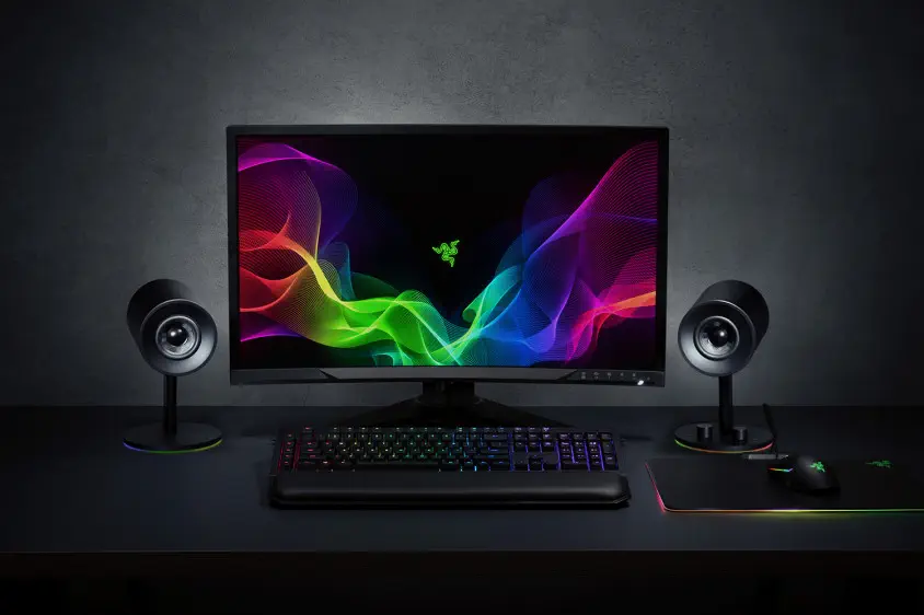 Razer Nommo Chroma RZ05-02460100-R3G1 Masaüstü Siyah Gaming Hoparlör