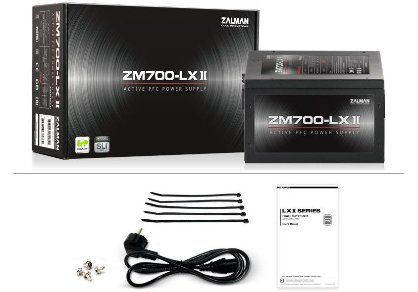 Zalman ZM700-LXII 700W 120mm Power Supply