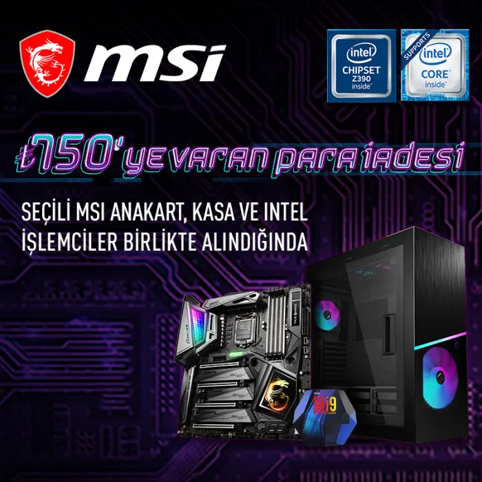 MSI Mpg Z390 Gaming Pro Carbon Ac ATX Gaming(Oyuncu) Anakart