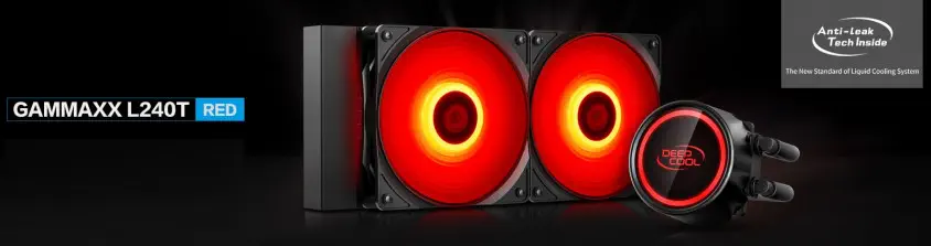 DEEPCOOL Gammaxx L240T-RED 240mm İşlemci Sıvı Soğutma