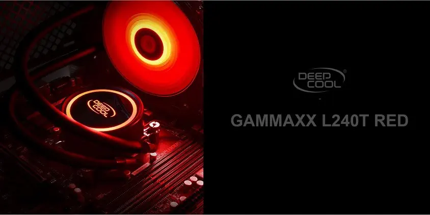 DEEPCOOL Gammaxx L240T-RED 240mm İşlemci Sıvı Soğutma