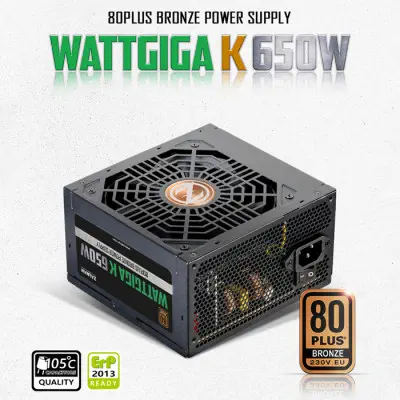 Zalman Wattgiga K650W ZM650-GVII 650W Power Supply