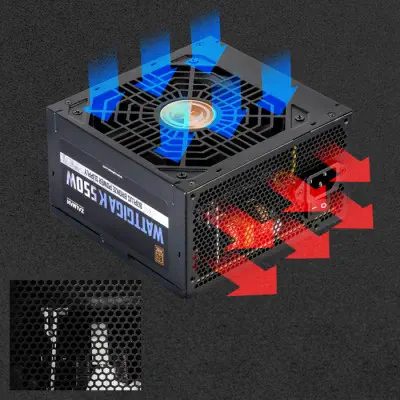 Zalman Wattgiga K650W ZM650-GVII 650W Power Supply