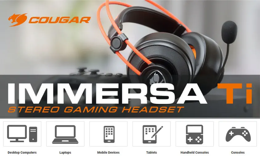 Cougar Immersa Ti Gaming Kulaklık