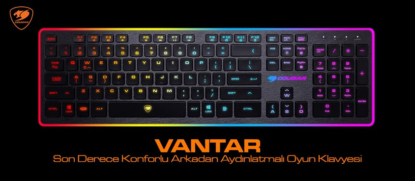 Cougar VANTAR CGR-WXNMB-VAN Q İngilizce Kablolu Gaming (Oyuncu) Klavye