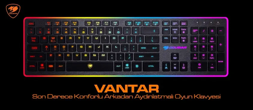 Cougar VANTAR CGR-WXNMB-VAN Q İngilizce Kablolu Gaming (Oyuncu) Klavye