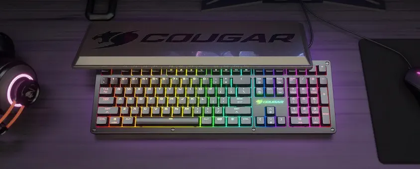 Cougar PURI RGB CGR-WM1SB-PURGB Q İngilizce Kablolu Mekanik Gaming (Oyuncu) Klavye