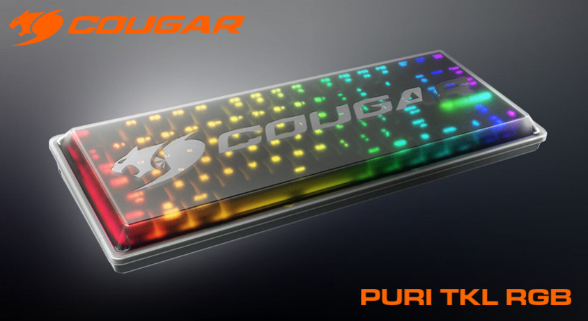 Cougar PURI TKL RGB CGR-WM3SB-PUTRGB Mekanik Gaming Klavye