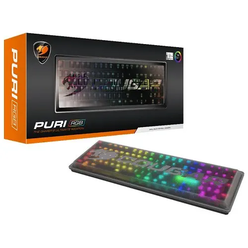 Cougar PURI RGB CGR-WM1SB-PURGB Q İngilizce Kablolu Mekanik Gaming (Oyuncu) Klavye