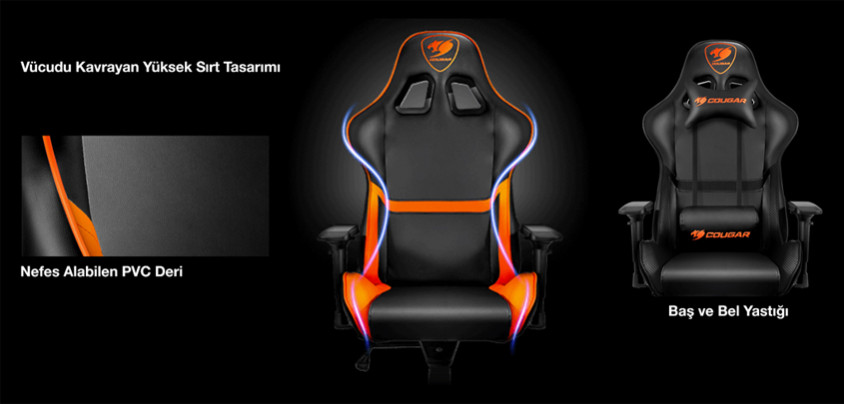 Cougar Armor Pro CGR-NXNB-ARB Gaming (Oyuncu) Koltuğu
