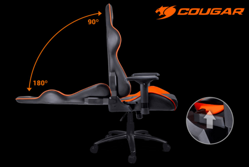 Cougar Armor Black CGRNXNBARB Gaming (Oyuncu) Koltuğu