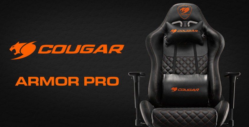 Cougar Armor Pro Black CGR-ARMOR-PRO-BLACK Gaming (Oyuncu) Koltuğu