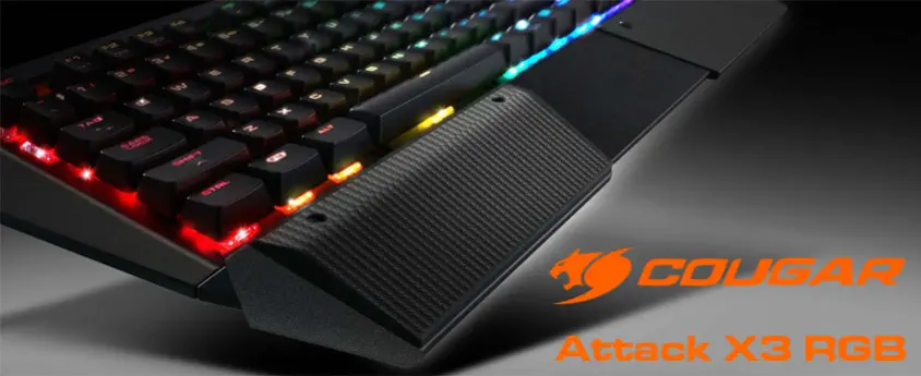 Cougar Attack X3 RGB CGR-WM1MB-ATR Mekanik Gaming Klavye