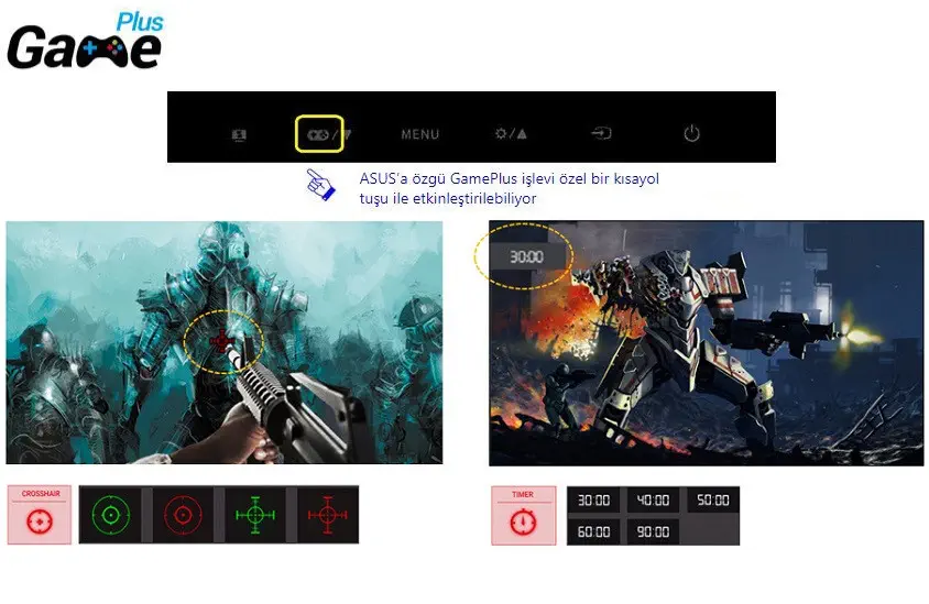 Asus VG248QZ 1ms 144Hz HDMI DisplayPort 24” Full HD Gaming (Oyuncu) Monitör