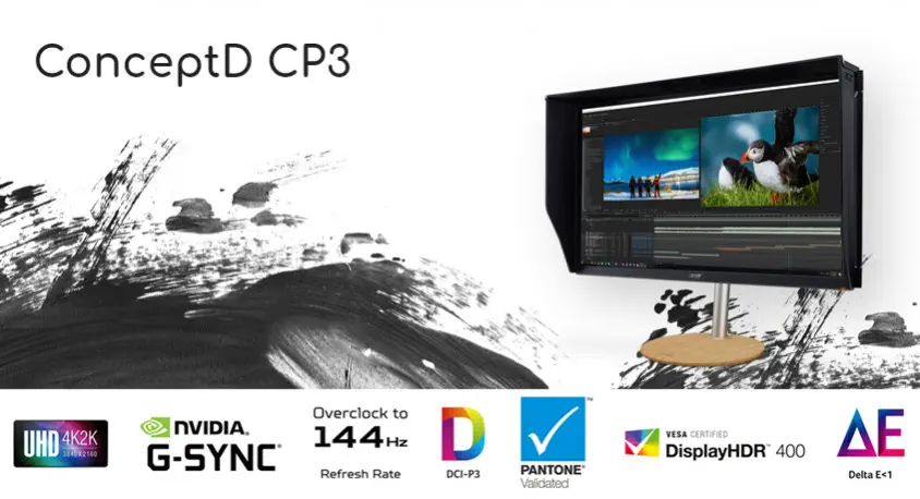 Acer ConceptD CP3 CP3271KP UM.HC1EE.P01 27″ 4K UHD Monitör