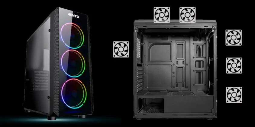 Vento VG05F ATX Mid-Tower Gaming Kasa