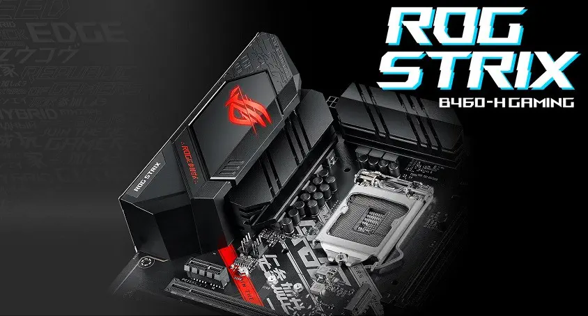Asus ROG STRIX B460-H GAMING Intel B460 Soket 1200 DDR4 2933MHz ATX Gaming (Oyuncu) Anakart