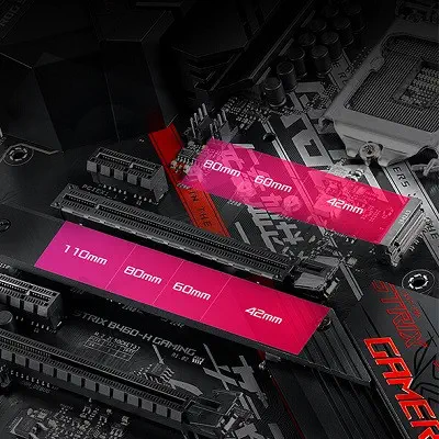 Asus ROG STRIX B460-H GAMING Intel B460 Soket 1200 DDR4 2933MHz ATX Gaming (Oyuncu) Anakart