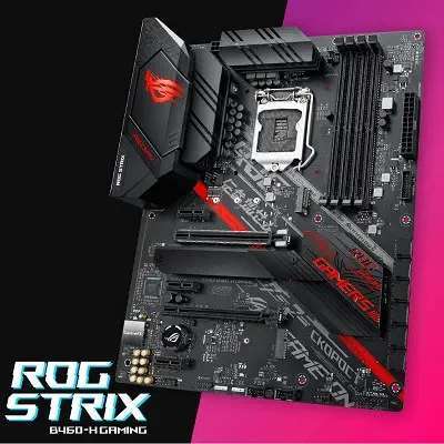 Asus ROG STRIX B460-H GAMING Intel B460 Soket 1200 DDR4 2933MHz ATX Gaming (Oyuncu) Anakart