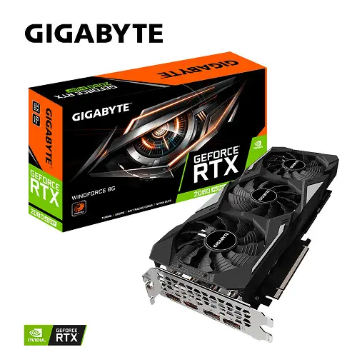 Gigabyte GV-N208SWF3-8GD RTX 2080 SUPER 8GB GDDR6 256Bit DX12 Gaming (Oyuncu) Ekran Kartı