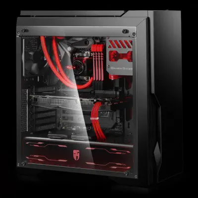 DEEPCOOL Gamer Storm DUKASE LIQUID ATX Mid-Tower Gaming Kasa