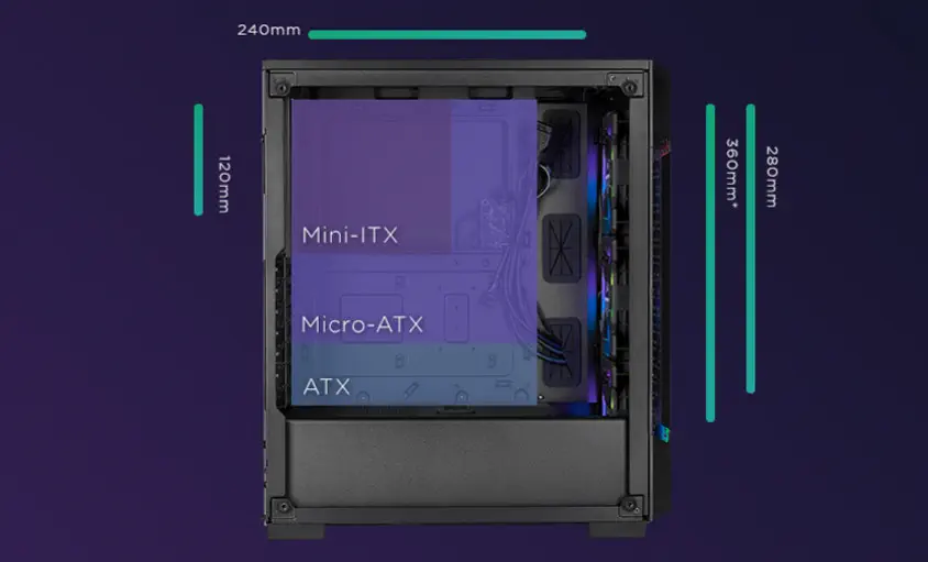 Corsair iCUE 220T RGB Airflow CC-9011173-WW ATX Mid-Tower Gaming Kasa