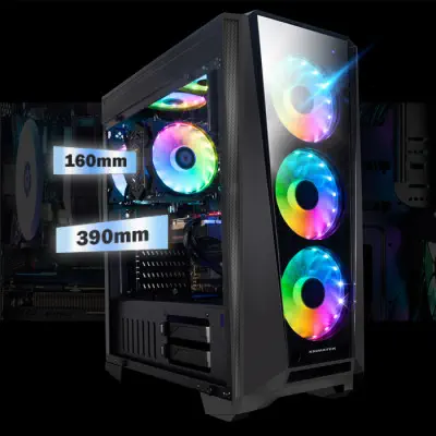 Xigmatek EN42739 Mystic 9 ATX Mid-Tower Gaming Kasa