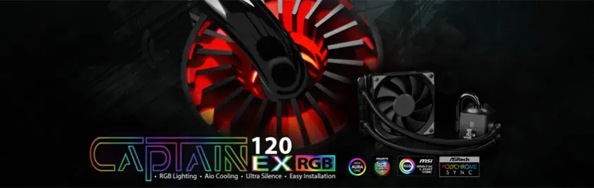 DEEPCOOL Gamer Storm Captain 120EX RGB CPU Sıvı Soğutucu