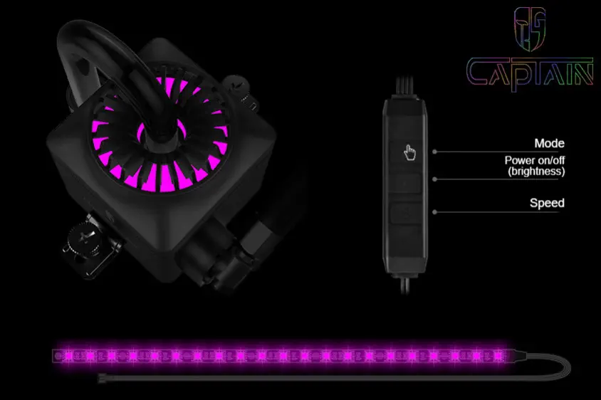 DEEPCOOL Gamer Storm Captain 120EX RGB CPU Sıvı Soğutucu