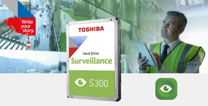 Toshiba S300 HDWT31AUZSVA 10TB 256MB Sata 3 7/24 Güvenlik Diski