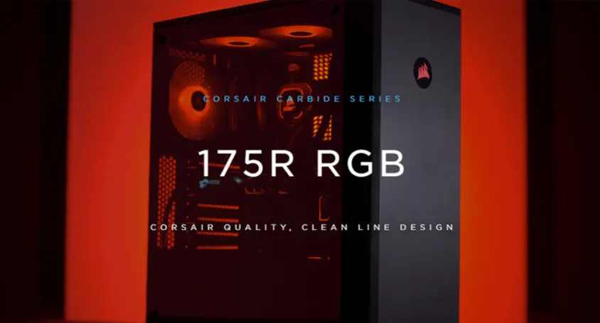 Corsair Carbide 175R RGB CC-9011171-WW ATX Mid-Tower Gaming Kasa