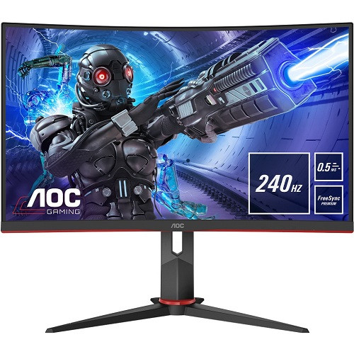 AOC C27G2ZU/BK 27″ 0,5ms 240Hz Curved Gaming Monitör