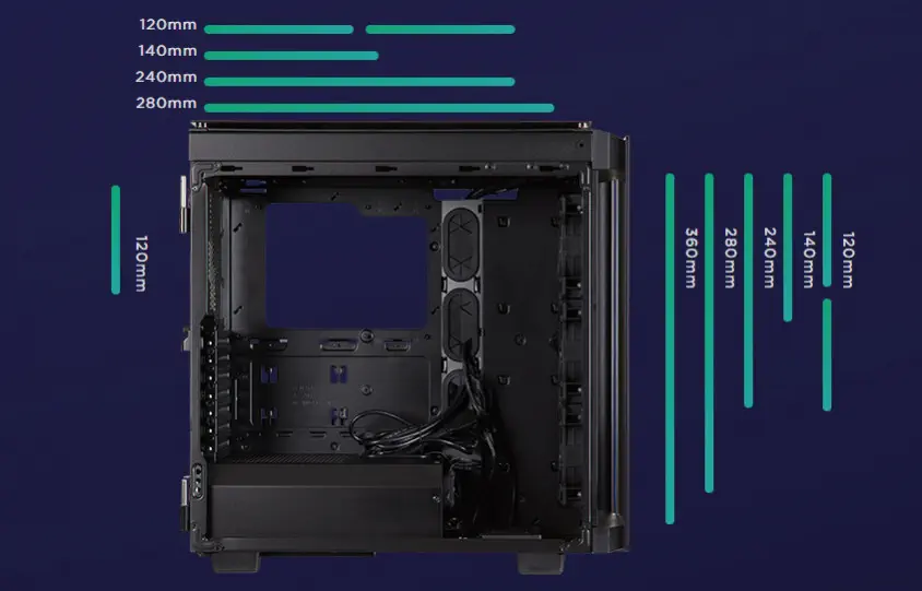 Corsair Obsidian 500D RGB SE Premium CC-9011139-WW ATX Mid-Tower Gaming Kasa