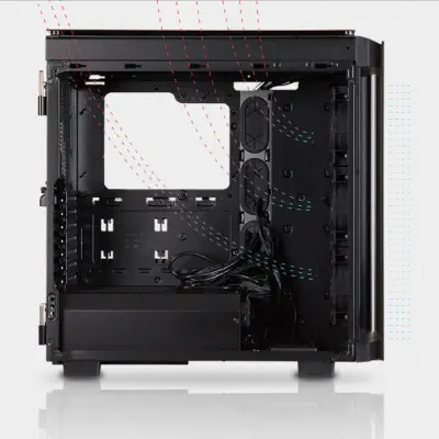 Corsair Obsidian 500D RGB SE Premium CC-9011139-WW ATX Mid-Tower Gaming Kasa