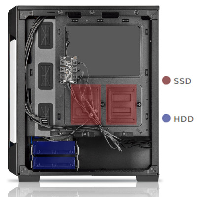 Corsair iCUE 220T RGB CC-9011190-WW ATX Mid-Tower Gaming Kasa