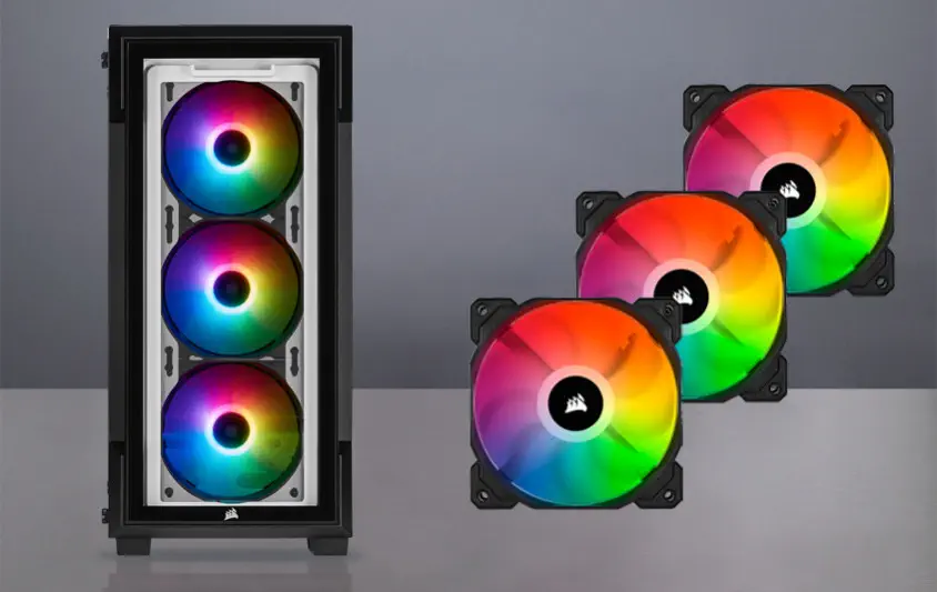 Corsair iCUE 220T RGB CC-9011191-WW ATX Mid-Tower Gaming Kasa