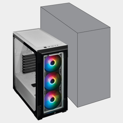 Corsair iCUE 220T RGB CC-9011191-WW ATX Mid-Tower Gaming Kasa