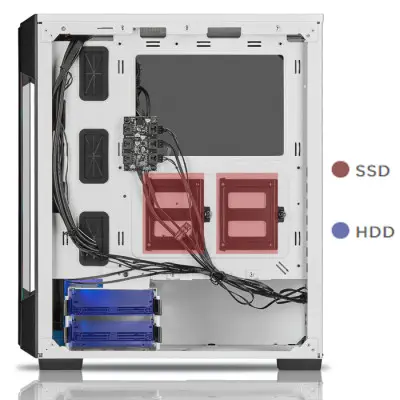 Corsair iCUE 220T RGB CC-9011191-WW ATX Mid-Tower Gaming Kasa